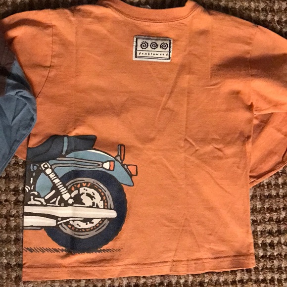 ⛔️SOLD⛔️ 💰 3 for $25 🏷 Adorable boys motorcycle long sleeve shirt LOT - Picture 7 of 8